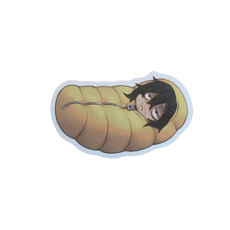 Collection of 100 My Hero Academia anime character stickers featuring popular heroes like Deku, Bakugo, Todoroki, All Might, and other beloved MHA characters, available as individual $1 vinyl stickers