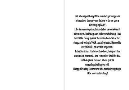 Himouto! Umaru-chan Nana Ebina Birthday Card - "Plot Twist: It's Your Birthday!"