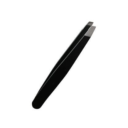 Precision Slanted Eyebrow Tweezers - Professional Stainless Steel - Brow Shaping & Hair Removal