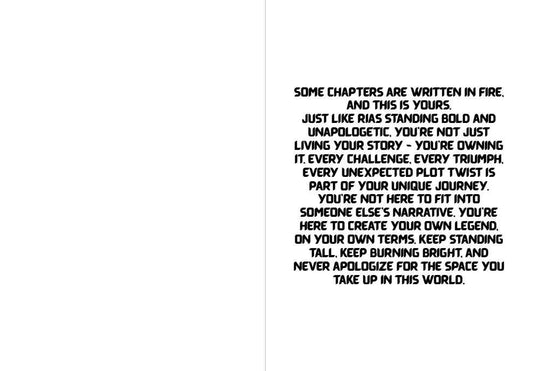 High School DxD Rias Gremory Celebration Card - "Your Story, Your Rules"