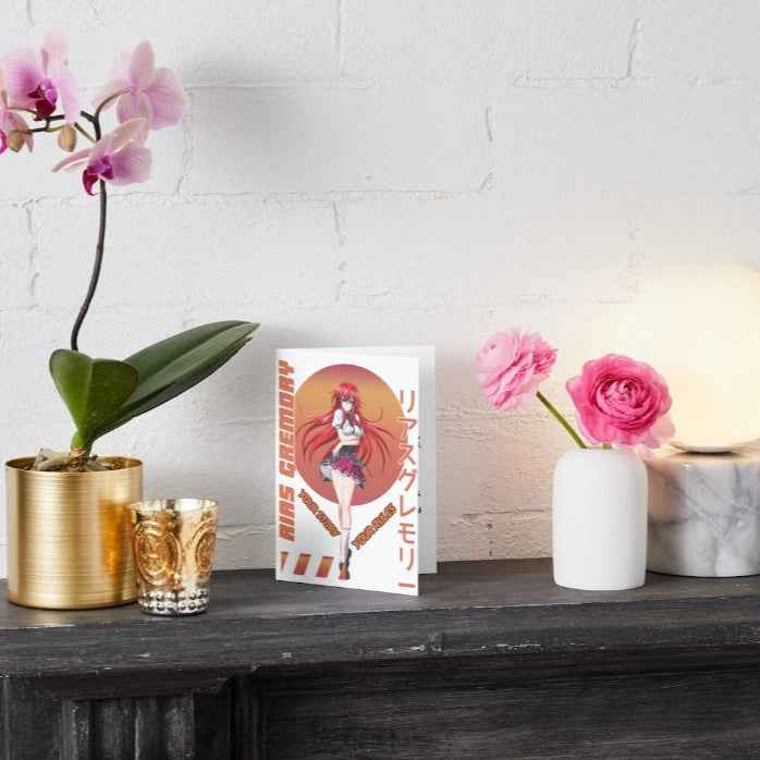 High School DxD Rias Gremory Celebration Card - "Your Story, Your Rules"