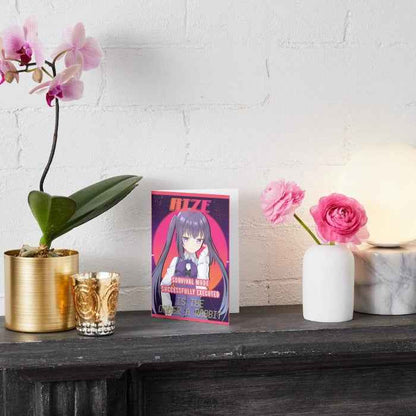 Is the Order a Rabbit? Rize Tedeza Humor Card - "Survival Mode Successfully Executed"