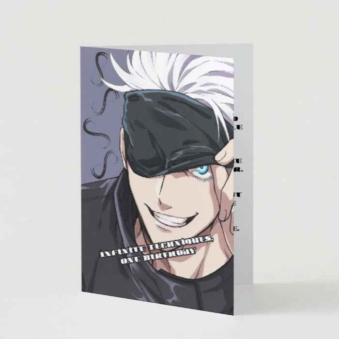 Jujutsu Kaisen Satoru Gojo Birthday Card - "Infinite Techniques, One Birthday"