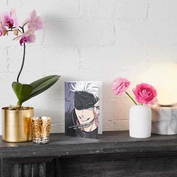 Jujutsu Kaisen Satoru Gojo Birthday Card - "Infinite Techniques, One Birthday"