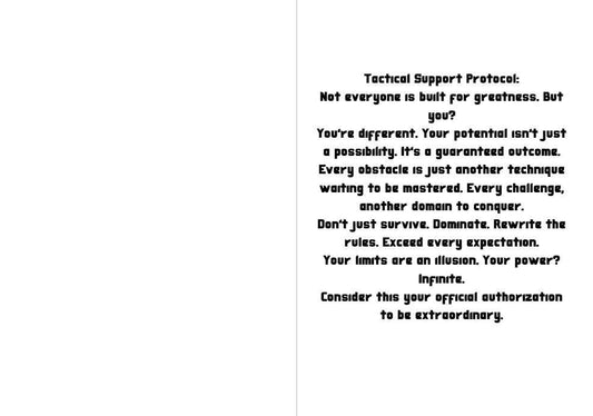 Jujutsu Kaisen Satoru Gojo Support Card - "Your Potential is Infinite"