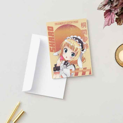 Is the Order a Rabbit? Sharo Kirima Friendship Card - "Friends Like You"