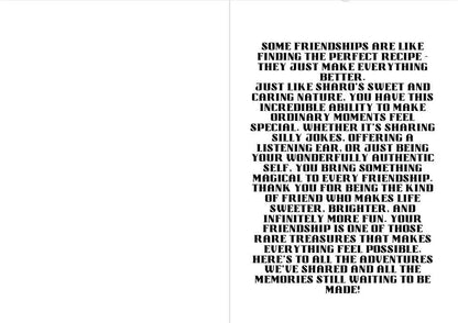 Is the Order a Rabbit? Sharo Kirima Friendship Card - "Friends Like You"