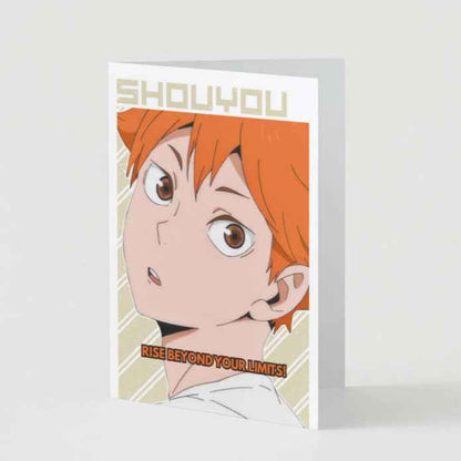Haikyuu!! Shouyou Hinata Support Card - "Rise Beyond Your Limits!"