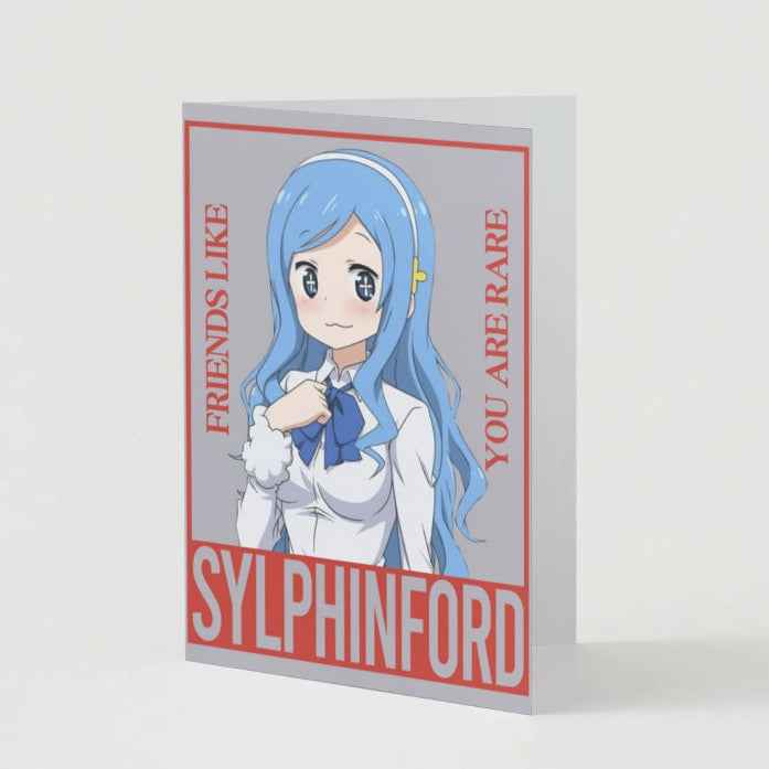 Himouto! Umaru-chan Sylphinford Tachibana Friendship Card - "Friends Like You Are Rare"