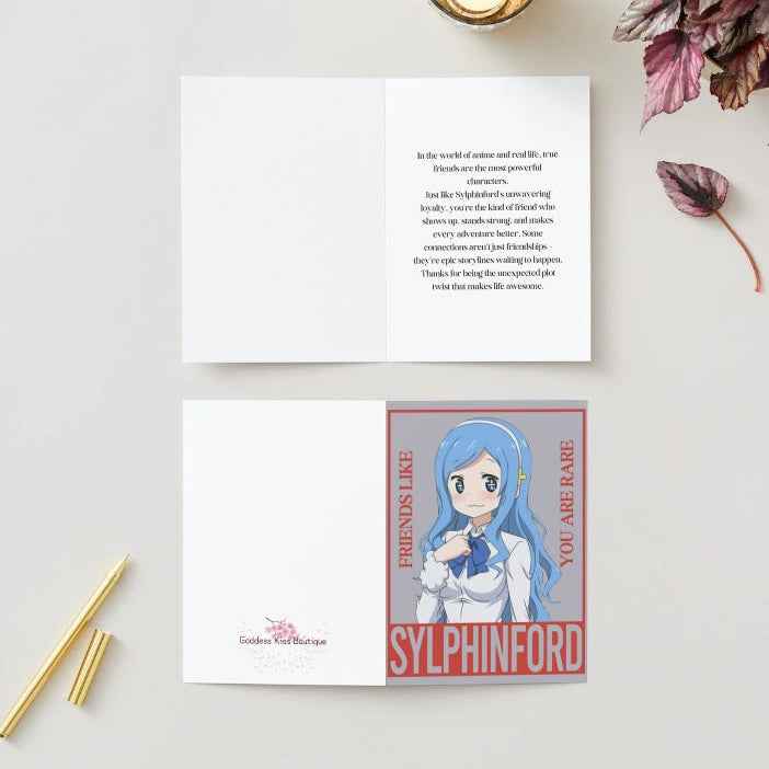 Himouto! Umaru-chan Sylphinford Tachibana Friendship Card - "Friends Like You Are Rare"