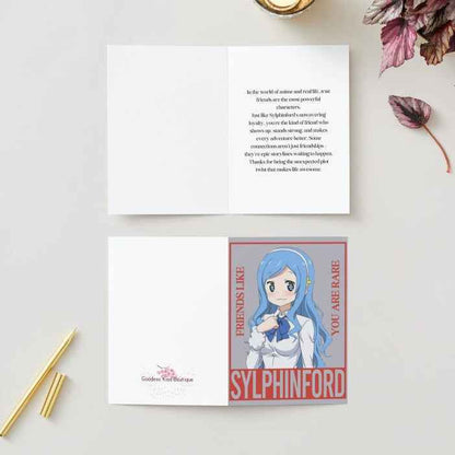 Himouto! Umaru-chan Sylphinford Tachibana Friendship Card - "Friends Like You Are Rare"