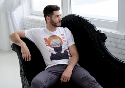 Jujutsu Kaisen Toge Inumaki T-Shirt - Cursed Speech Hand Sign Design | Premium Unisex Triblend Tee