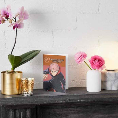 Jujutsu Kaisen Yuji Itadori Friendship Card - "Ride or Die, Always"