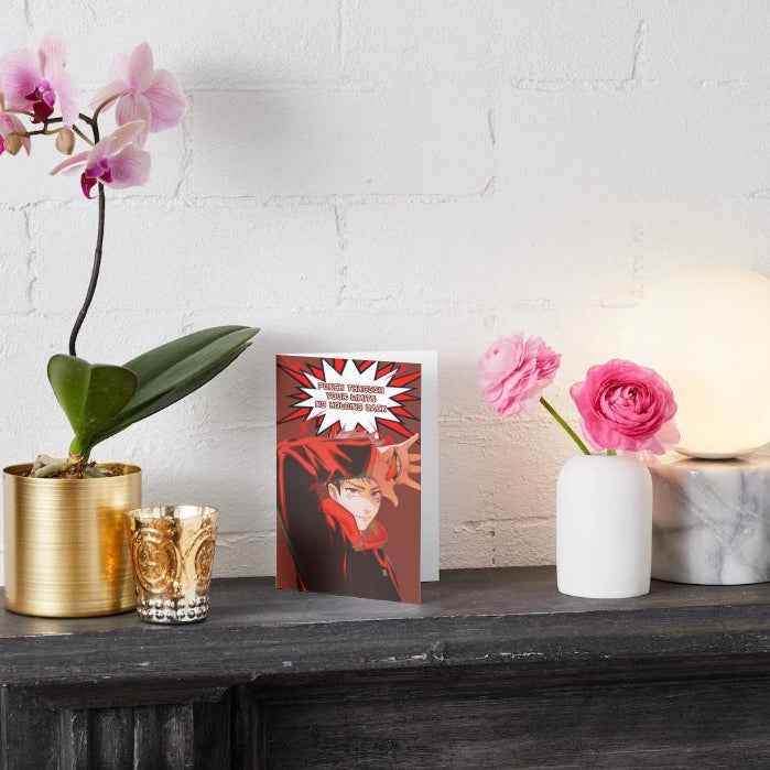 Jujutsu Kaisen Yuji Itadori Support Card - "Punch Through Your Limits, No Holding Back"