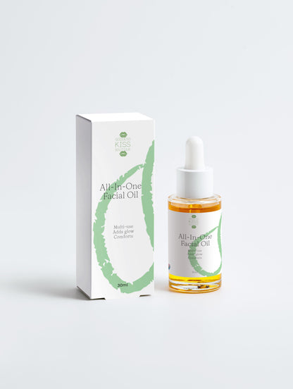 All-in-One  Facial Oil for Radiant Skin - Organic Blend with Jojoba, Avocado & Evening Primrose