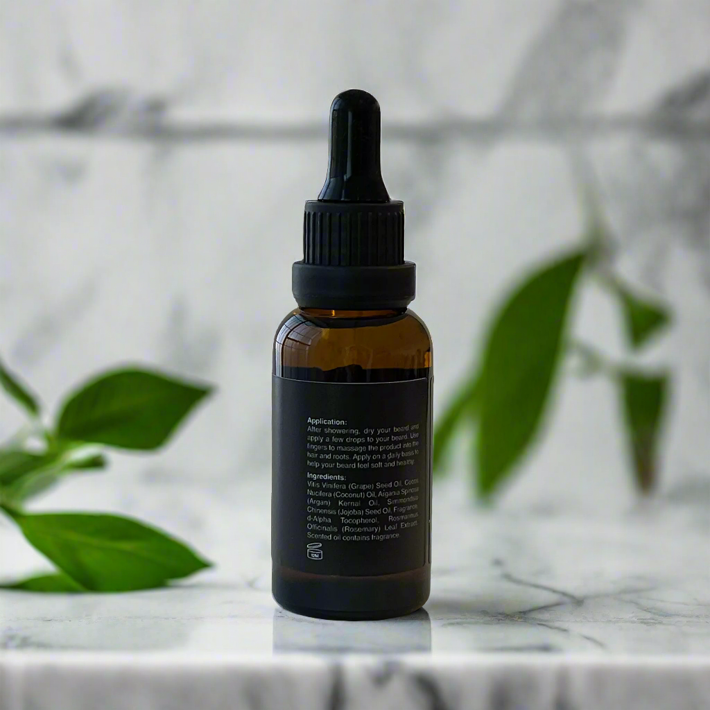 Beard Oil with Jojoba & Essential Oils - Moisturizing & Conditioning Formula