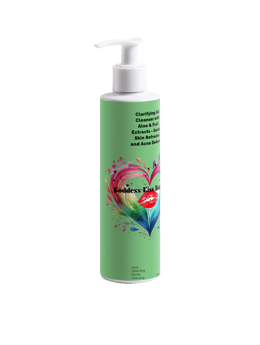 Clarifying Gel Cleanser with Aloe & Fruit Extracts - Gentle Skin Freshener & Acne Defense