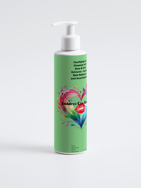 Clarifying Gel Cleanser with Aloe & Fruit Extracts - Gentle Skin Freshener & Acne Defense