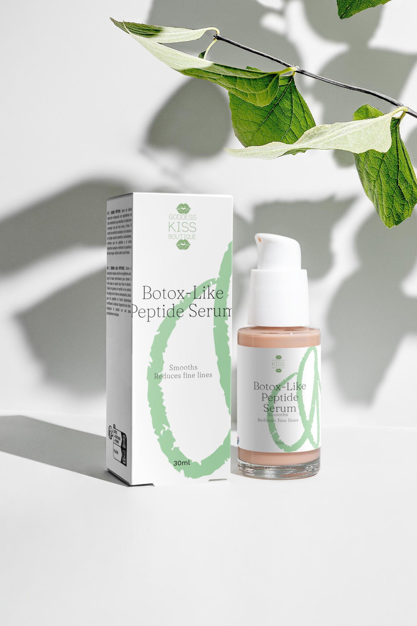 Botox-Like Peptide Serum with Hyaluronic Acid & Ginkgo Extract