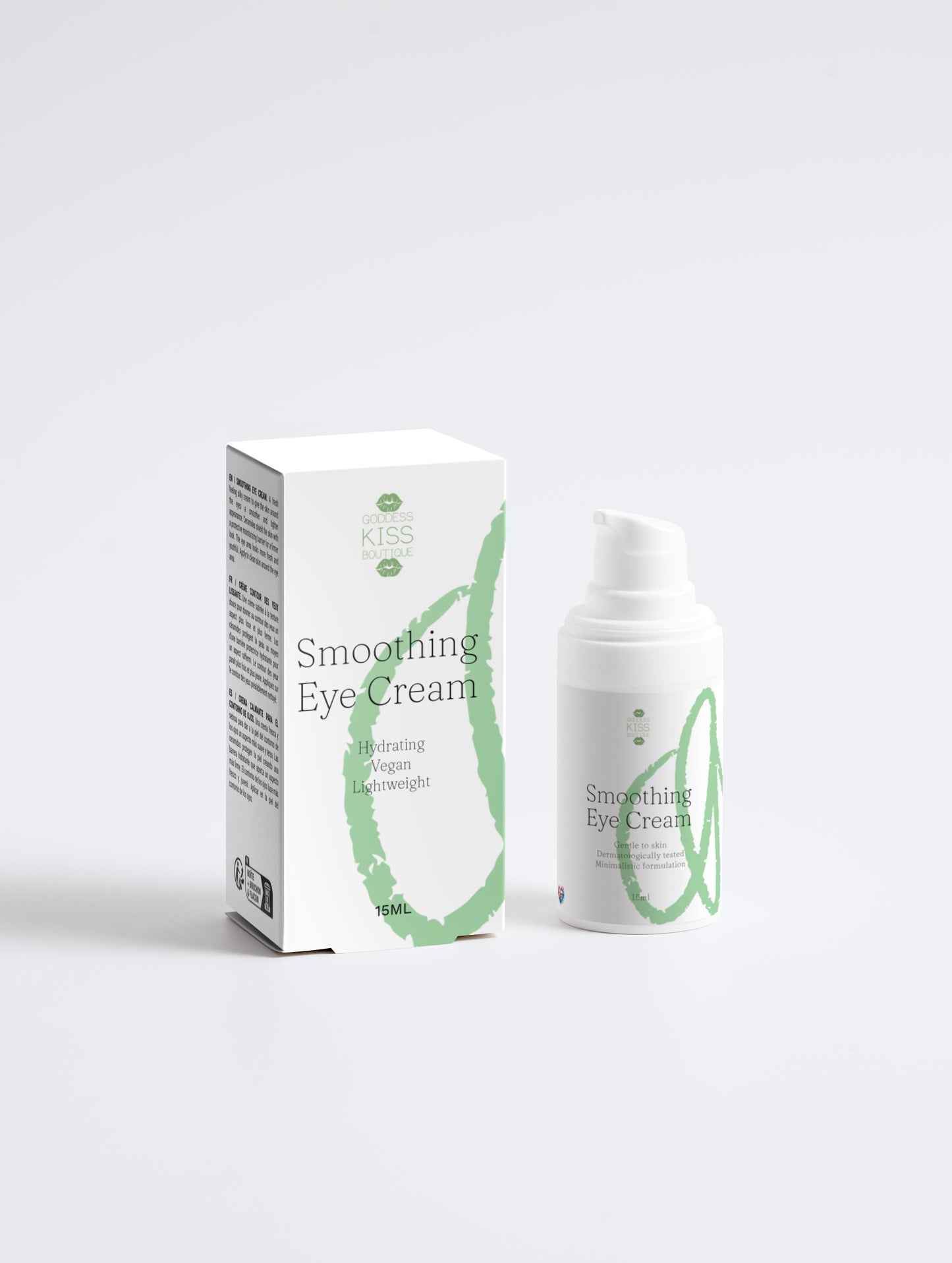 Smoothing Eye Cream with Ceramides & Hyaluronic Acid for Youthful Eyes