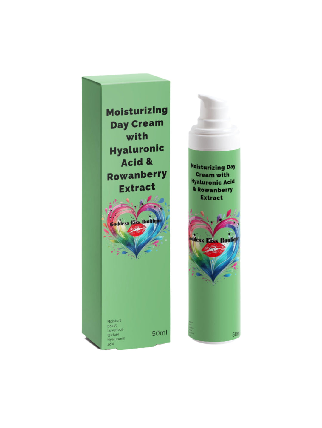 Moisturizing Day Cream with Hyaluronic Acid & Rowanberry Extract - Instant Hydration & Nourishment