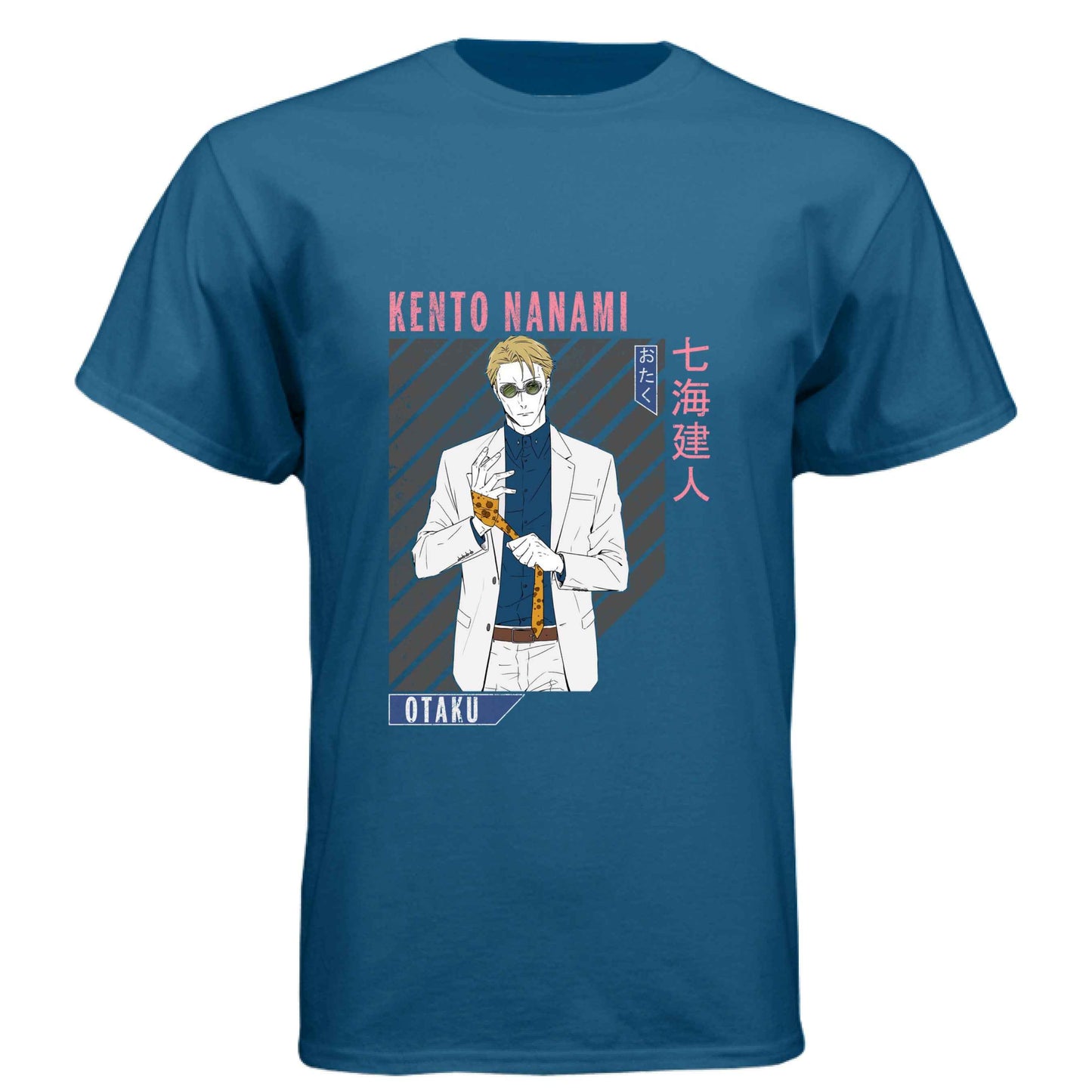 Jujutsu Kaisen Kento Nanami T-Shirt - Retro Anime Portrait Design | Premium Unisex Triblend Tee