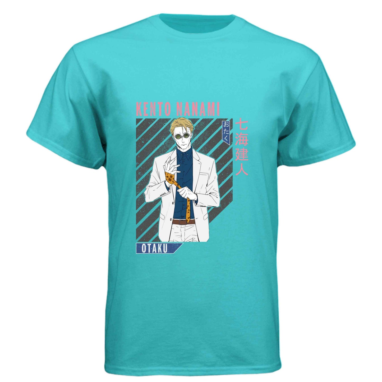 Jujutsu Kaisen Kento Nanami T-Shirt - Retro Anime Portrait Design | Premium Unisex Triblend Tee