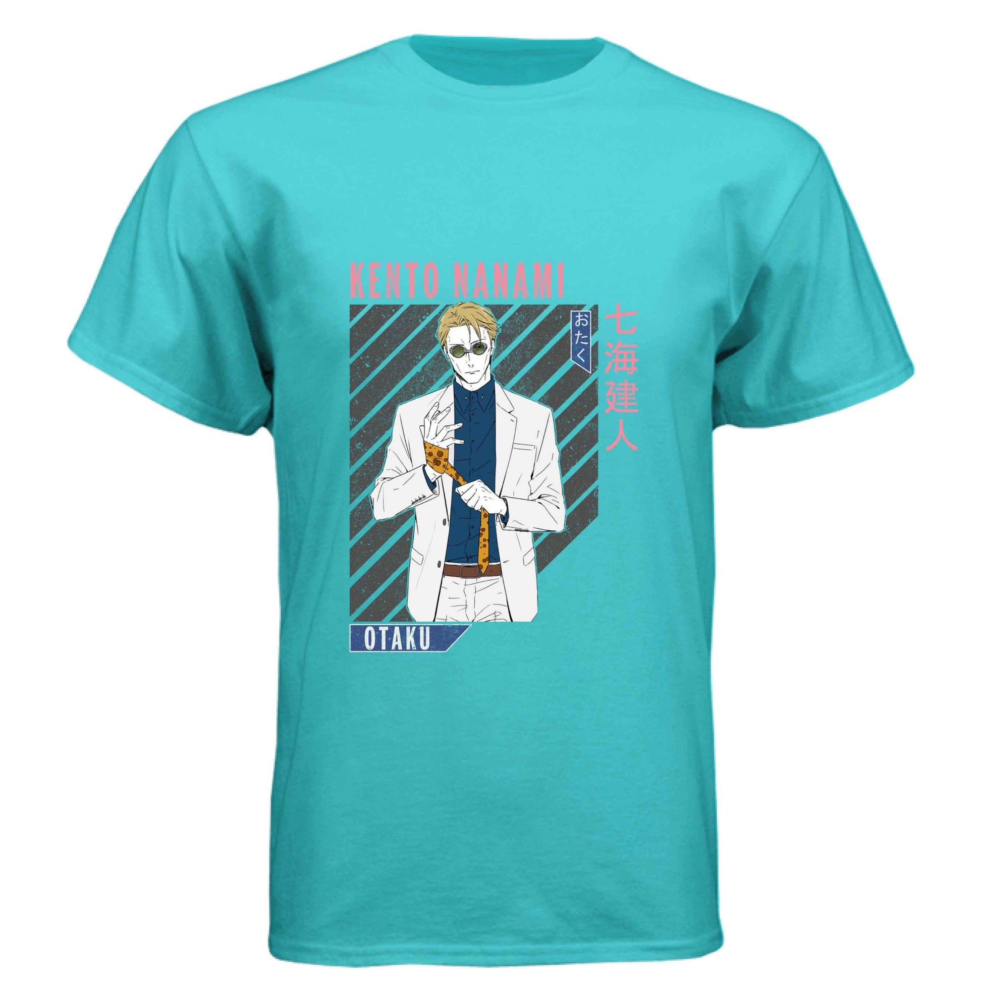 Jujutsu Kaisen Kento Nanami T-Shirt - Retro Anime Portrait Design | Premium Unisex Triblend Tee