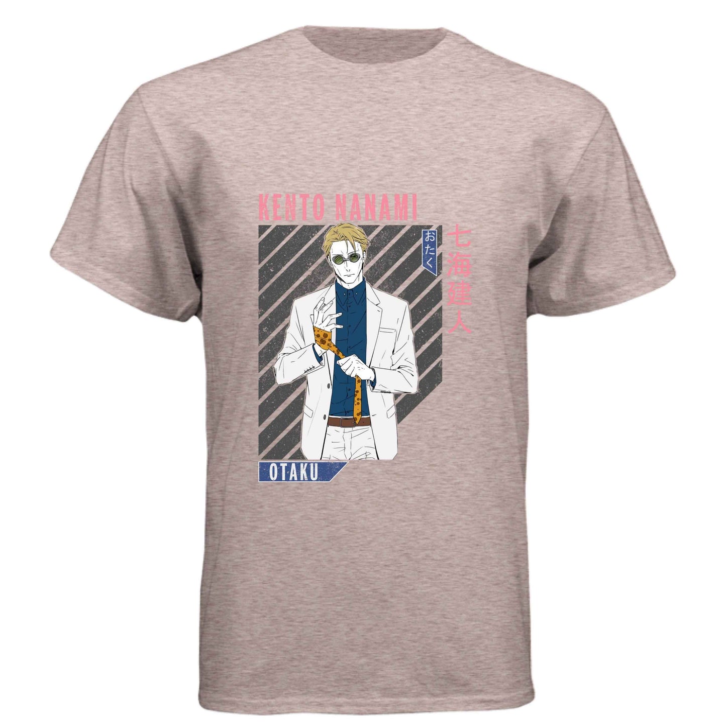 Jujutsu Kaisen Kento Nanami T-Shirt - Retro Anime Portrait Design | Premium Unisex Triblend Tee