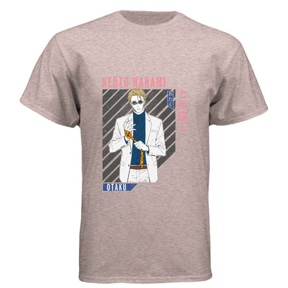 Jujutsu Kaisen Kento Nanami T-Shirt - Retro Anime Portrait Design | Premium Unisex Triblend Tee