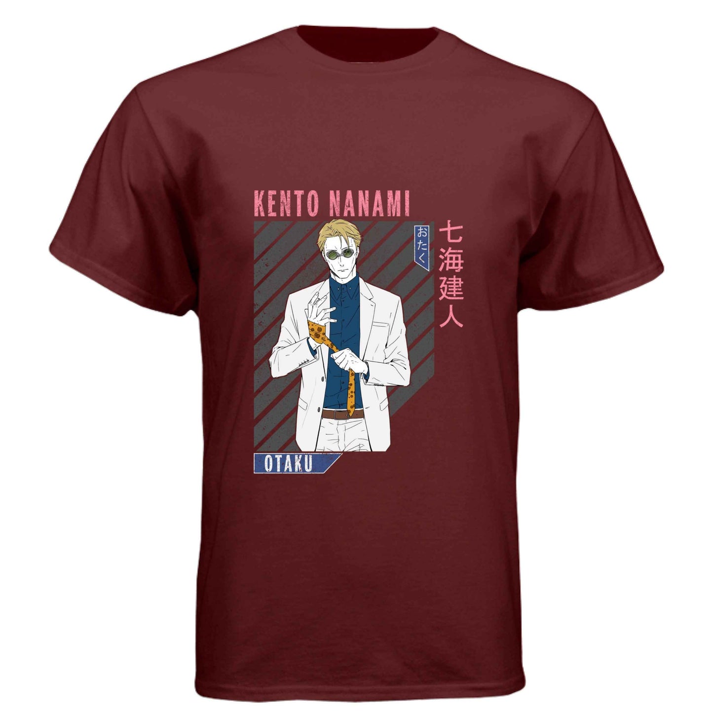 Jujutsu Kaisen Kento Nanami T-Shirt - Retro Anime Portrait Design | Premium Unisex Triblend Tee