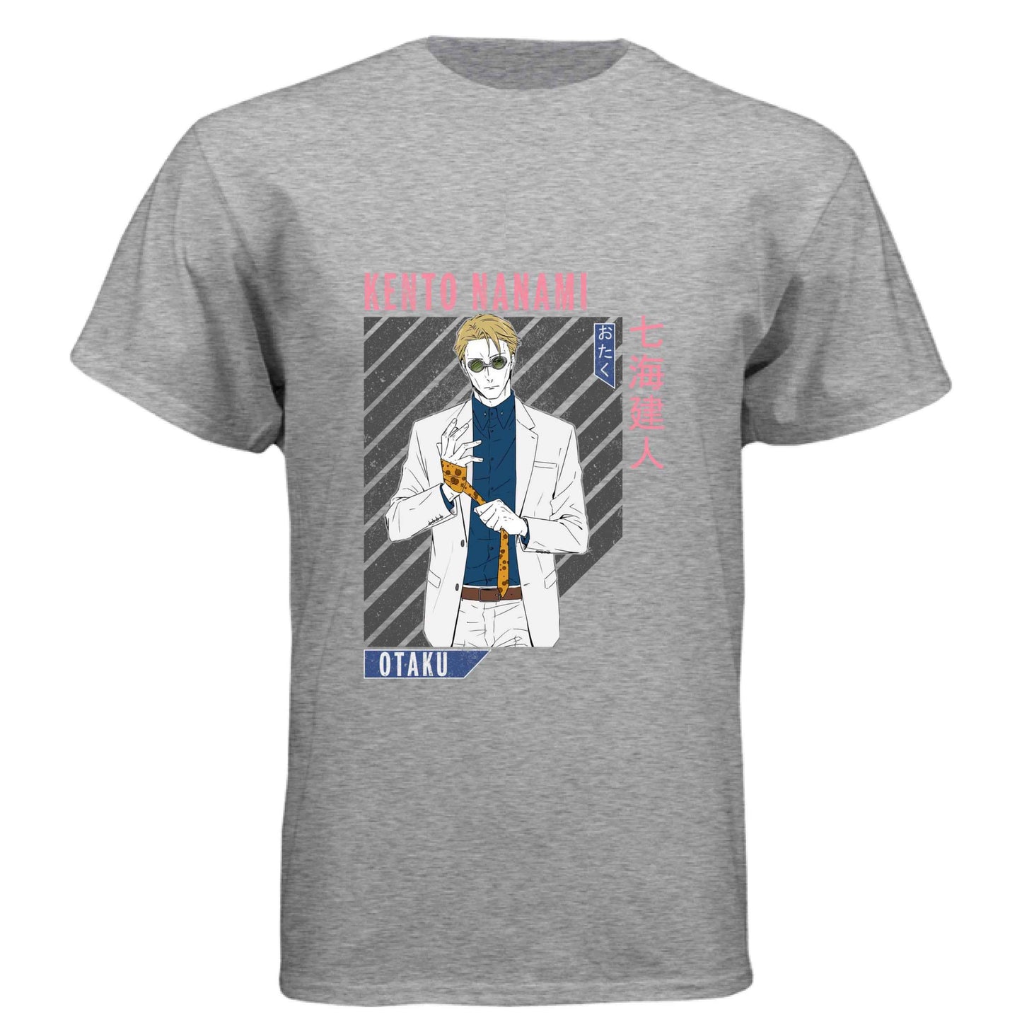 Jujutsu Kaisen Kento Nanami T-Shirt - Retro Anime Portrait Design | Premium Unisex Triblend Tee