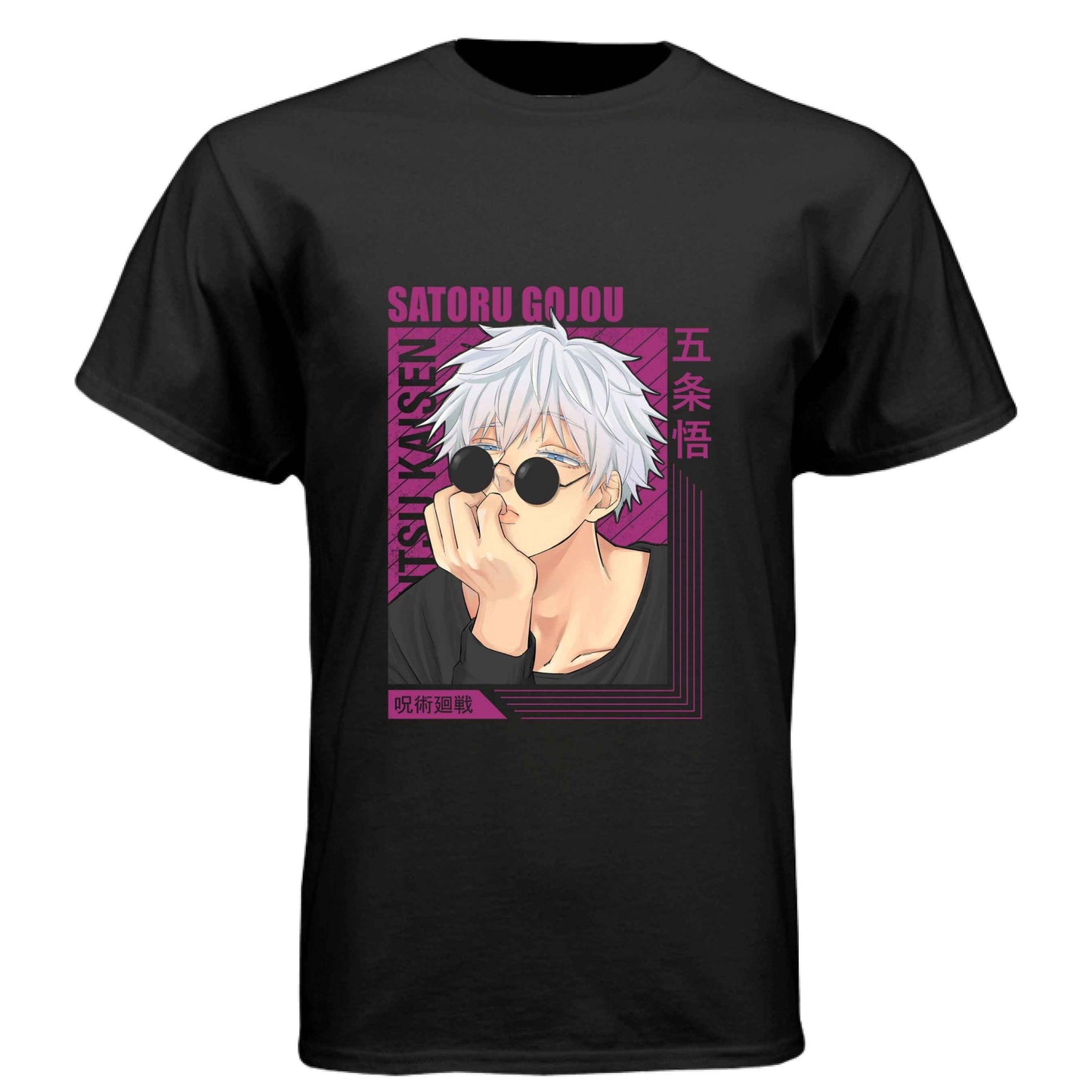 Jujutsu Kaisen Satoru Gojo T-Shirt - Casual Sunglasses Playful Pose Design | Premium Unisex Triblend Tee