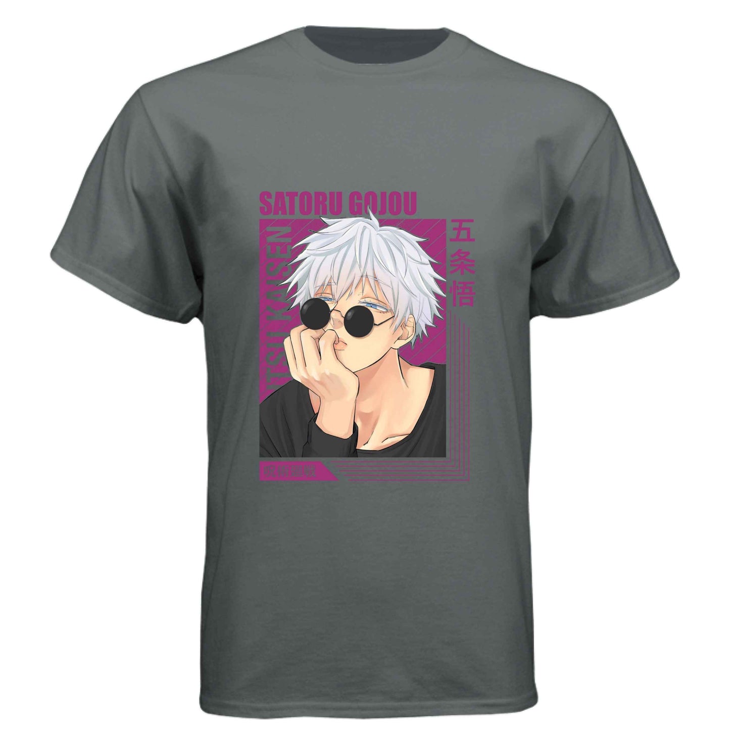 Jujutsu Kaisen Satoru Gojo T-Shirt - Casual Sunglasses Playful Pose Design | Premium Unisex Triblend Tee
