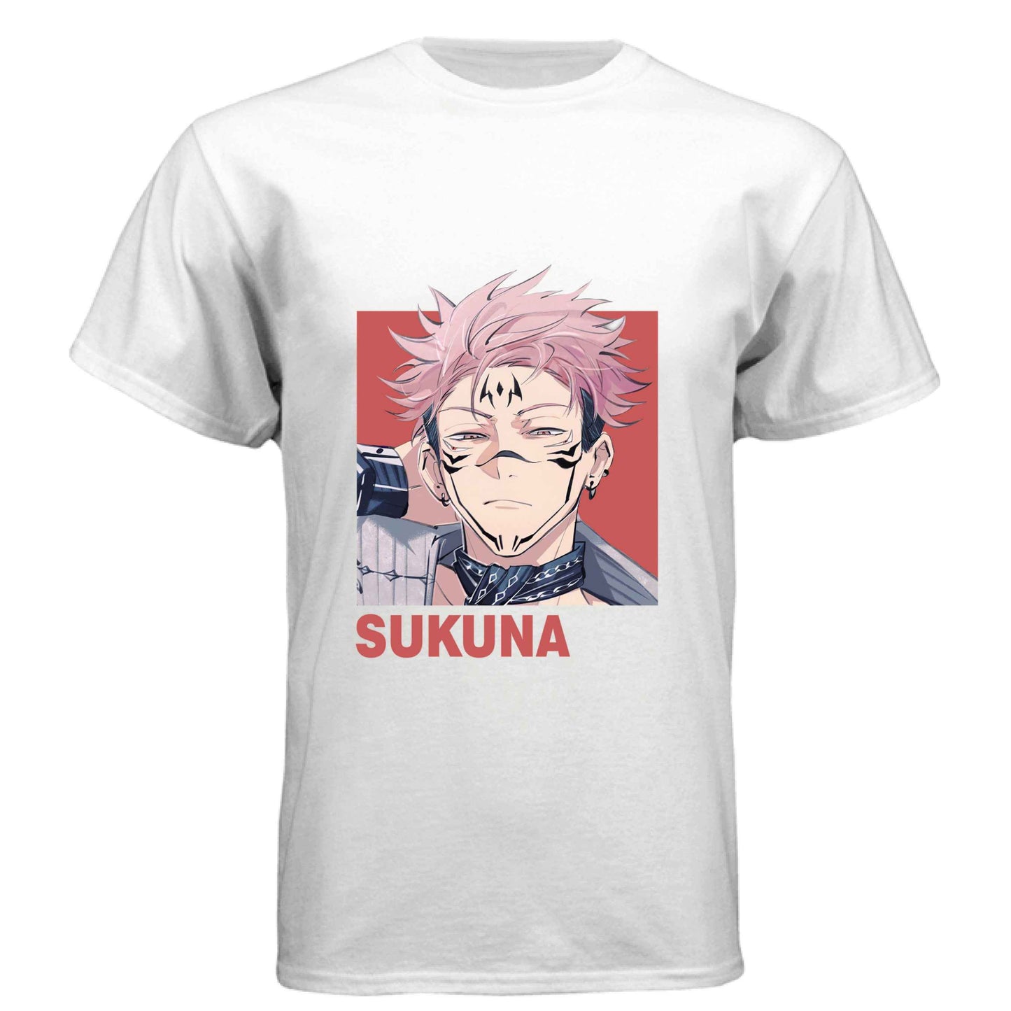 Jujutsu Kaisen Sukuna T-Shirt - Vessel Form Portrait Design | Premium Unisex Triblend Tee
