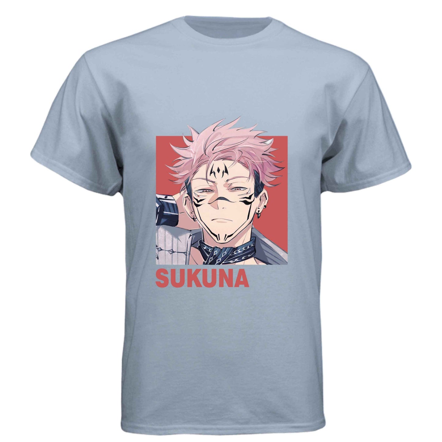 Jujutsu Kaisen Sukuna T-Shirt - Vessel Form Portrait Design | Premium Unisex Triblend Tee
