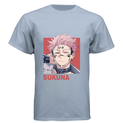 Jujutsu Kaisen Sukuna T-Shirt - Vessel Form Portrait Design | Premium Unisex Triblend Tee