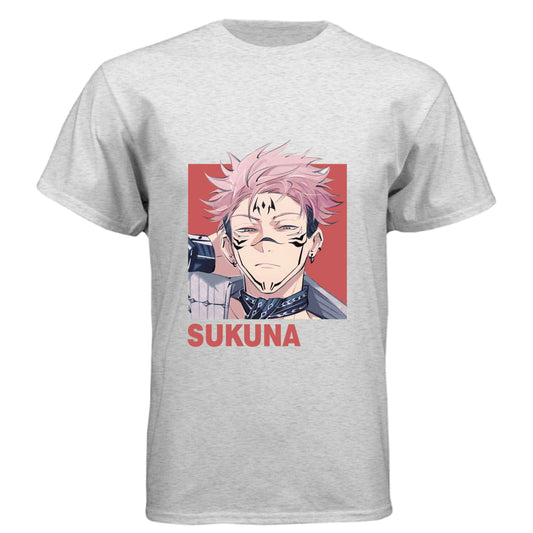Jujutsu Kaisen Sukuna T-Shirt - Vessel Form Portrait Design | Premium Unisex Triblend Tee