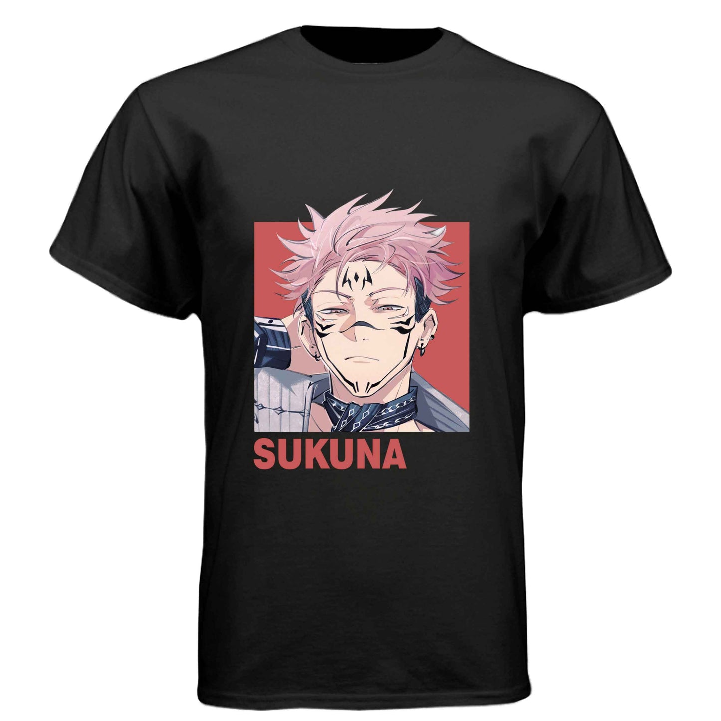 Jujutsu Kaisen Sukuna T-Shirt - Vessel Form Portrait Design | Premium Unisex Triblend Tee