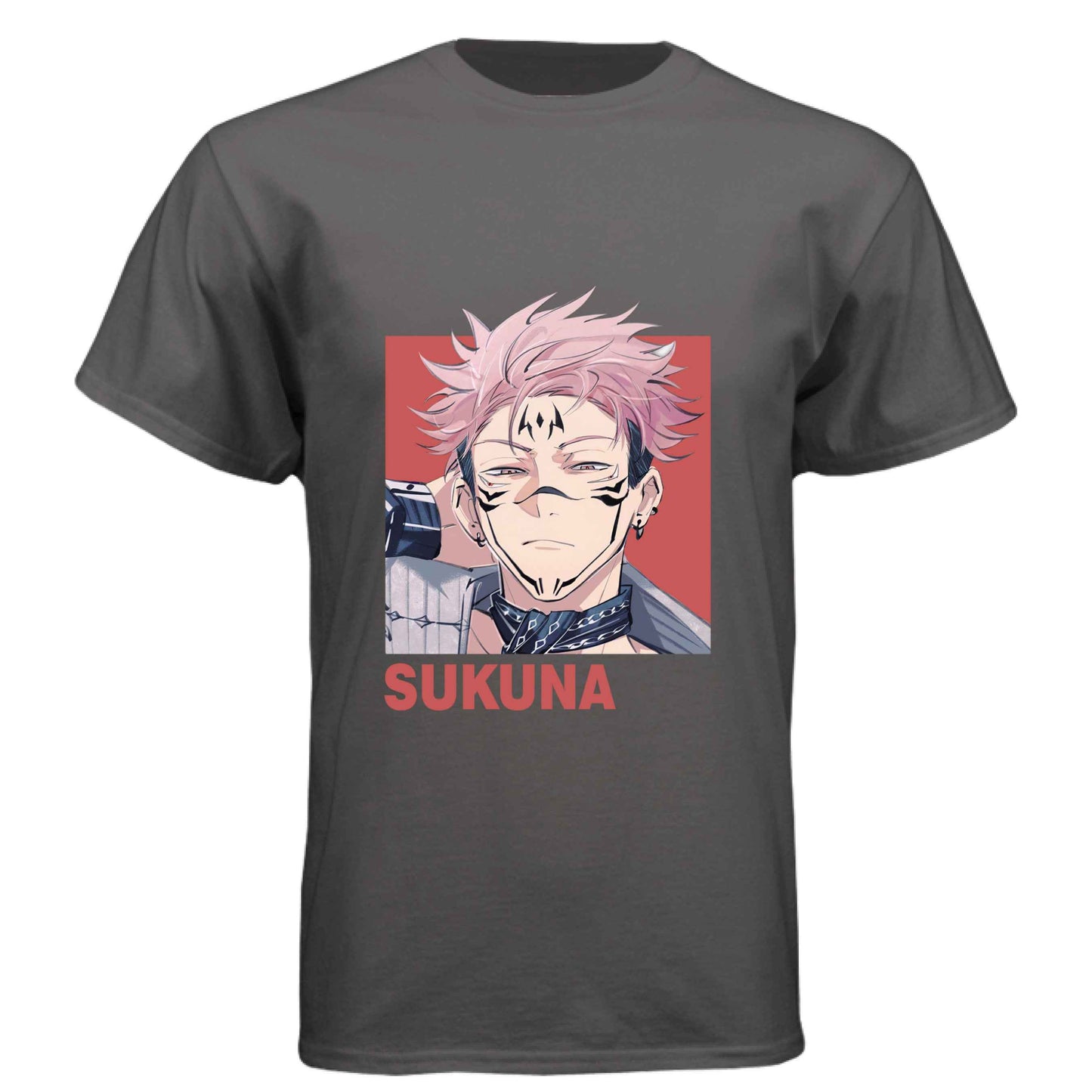 Jujutsu Kaisen Sukuna T-Shirt - Vessel Form Portrait Design | Premium Unisex Triblend Tee