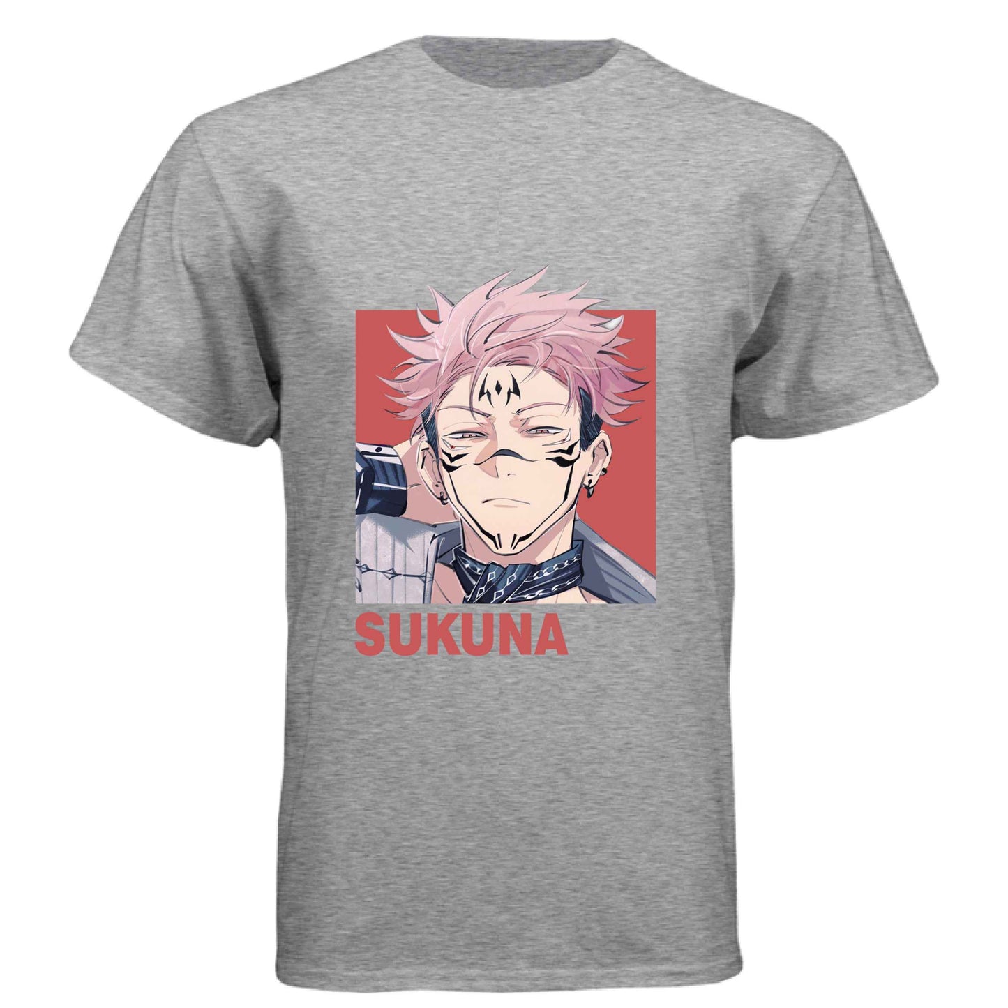 Jujutsu Kaisen Sukuna T-Shirt - Vessel Form Portrait Design | Premium Unisex Triblend Tee