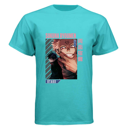 Jujutsu Kaisen Sukuna Ryoumen T-Shirt - Dual Personality Vessel Design | Premium Unisex Triblend Tee