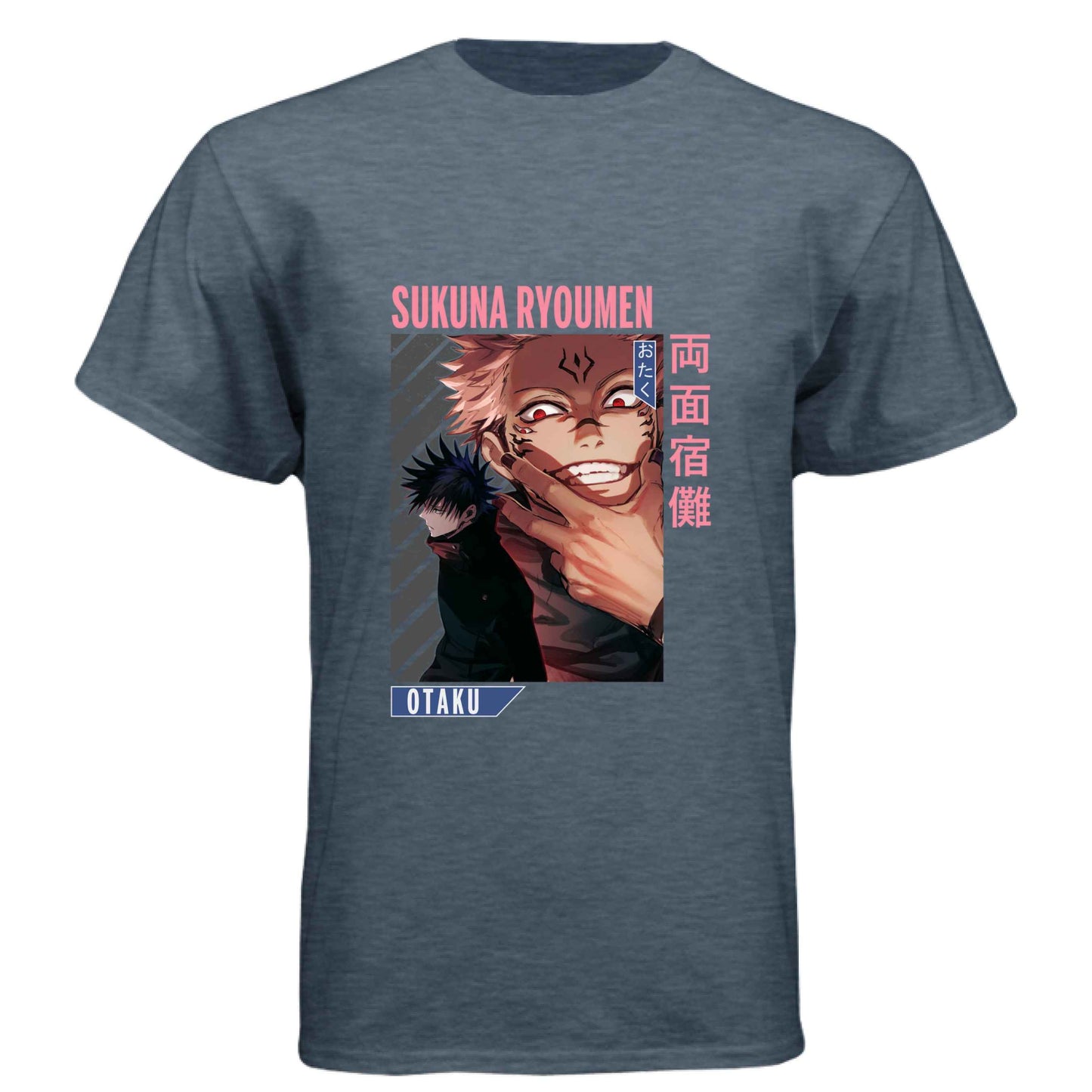 Jujutsu Kaisen Sukuna Ryoumen T-Shirt - Dual Personality Vessel Design | Premium Unisex Triblend Tee
