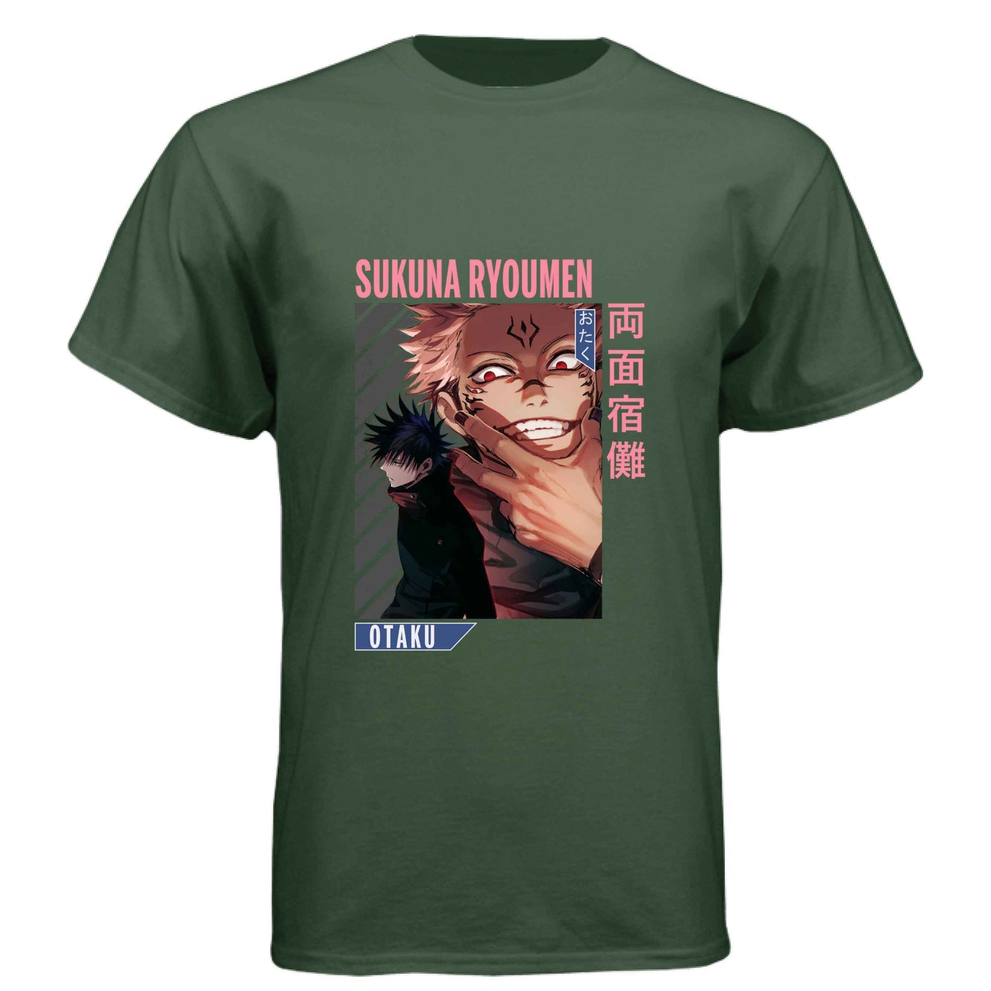 Jujutsu Kaisen Sukuna Ryoumen T-Shirt - Dual Personality Vessel Design | Premium Unisex Triblend Tee