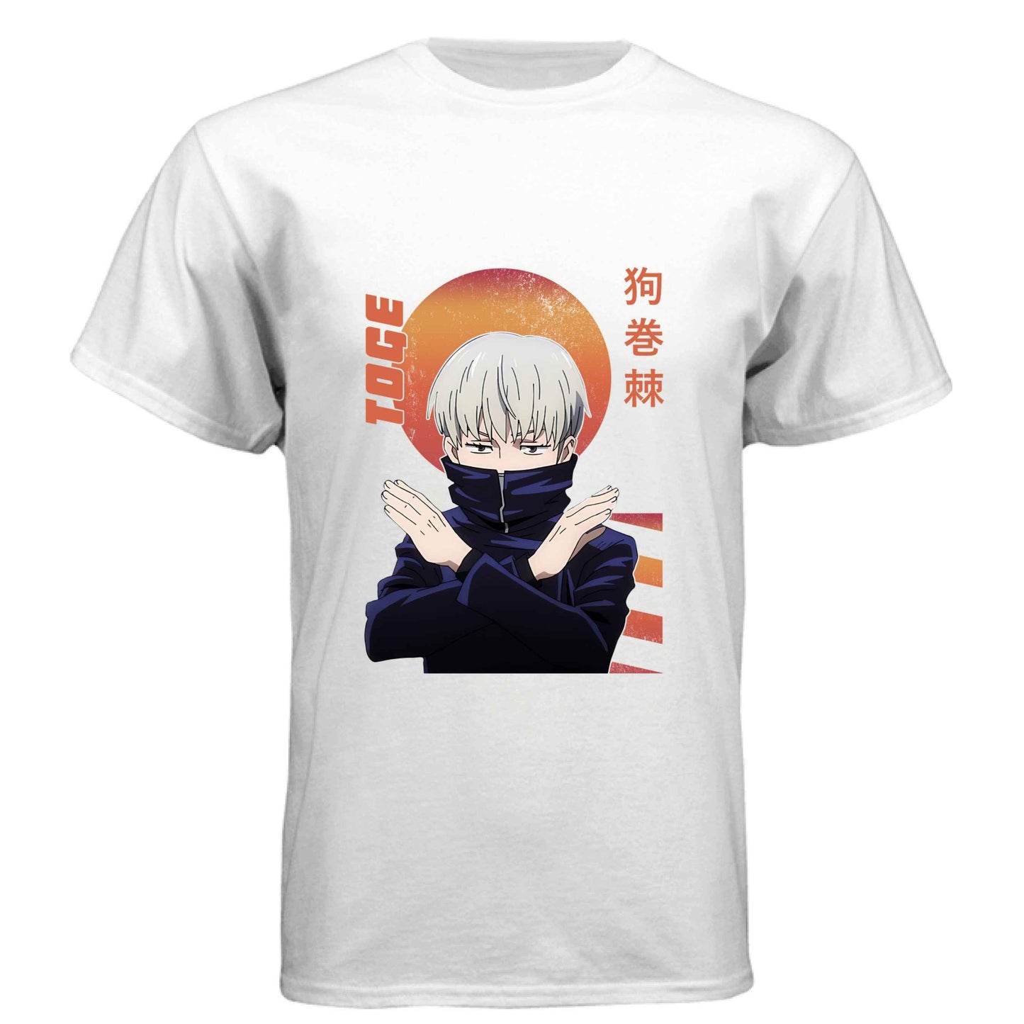 Jujutsu Kaisen Toge Inumaki T-Shirt - Cursed Speech Hand Sign Design | Premium Unisex Triblend Tee