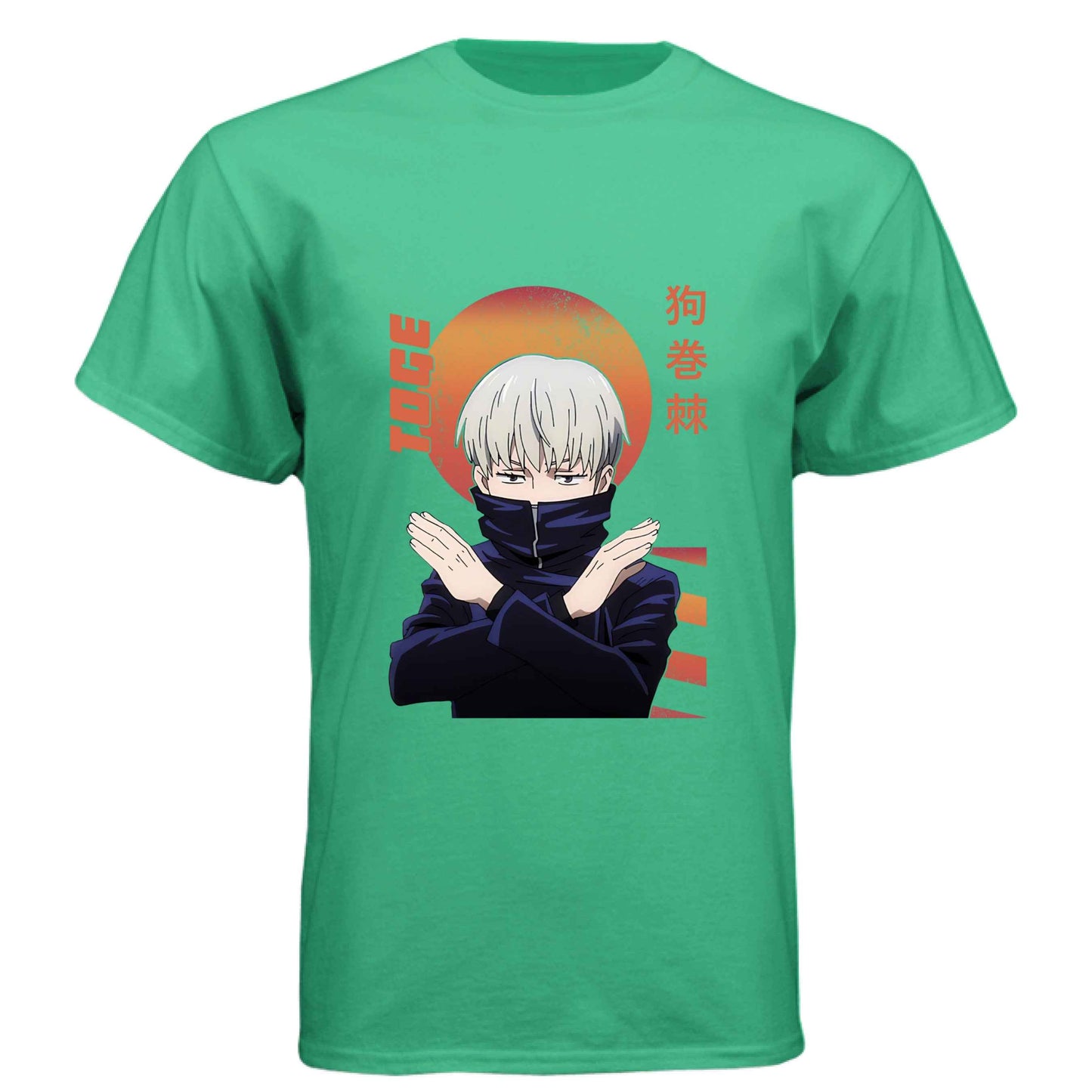 Jujutsu Kaisen Toge Inumaki T-Shirt - Cursed Speech Hand Sign Design | Premium Unisex Triblend Tee