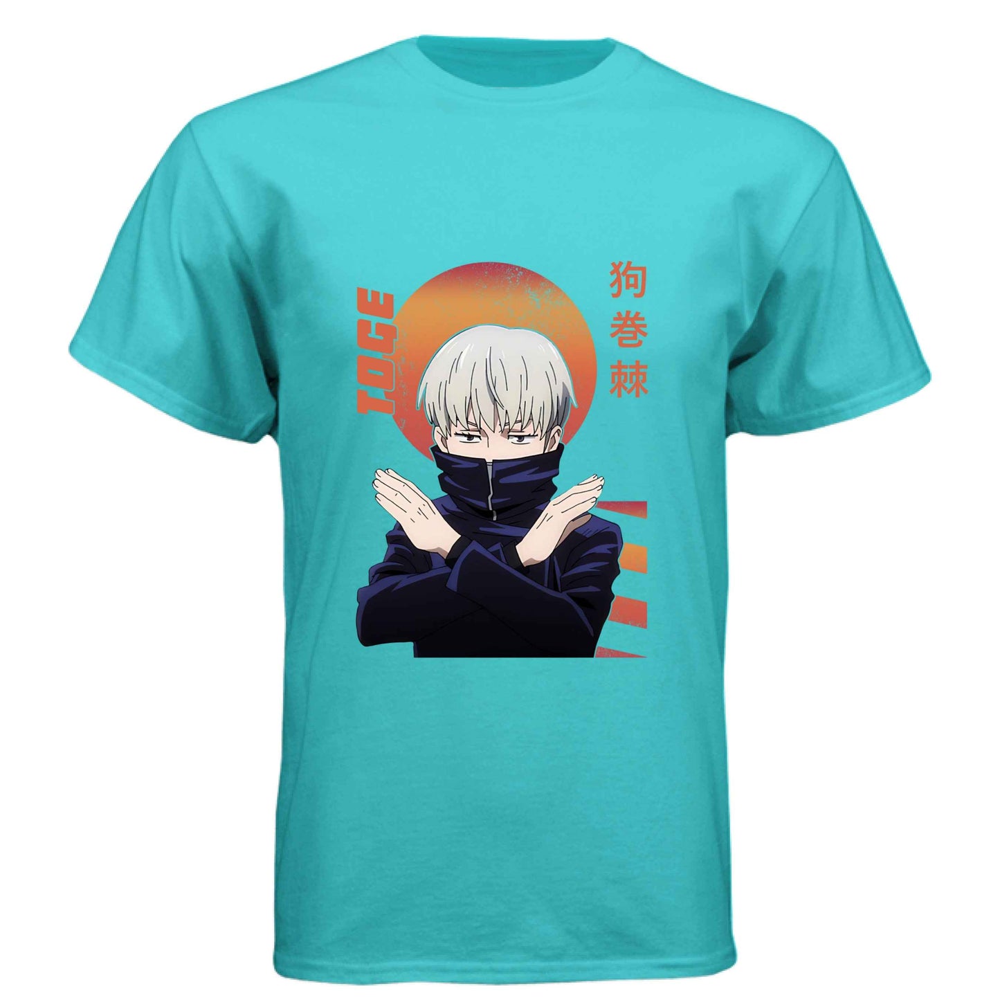 Jujutsu Kaisen Toge Inumaki T-Shirt - Cursed Speech Hand Sign Design | Premium Unisex Triblend Tee