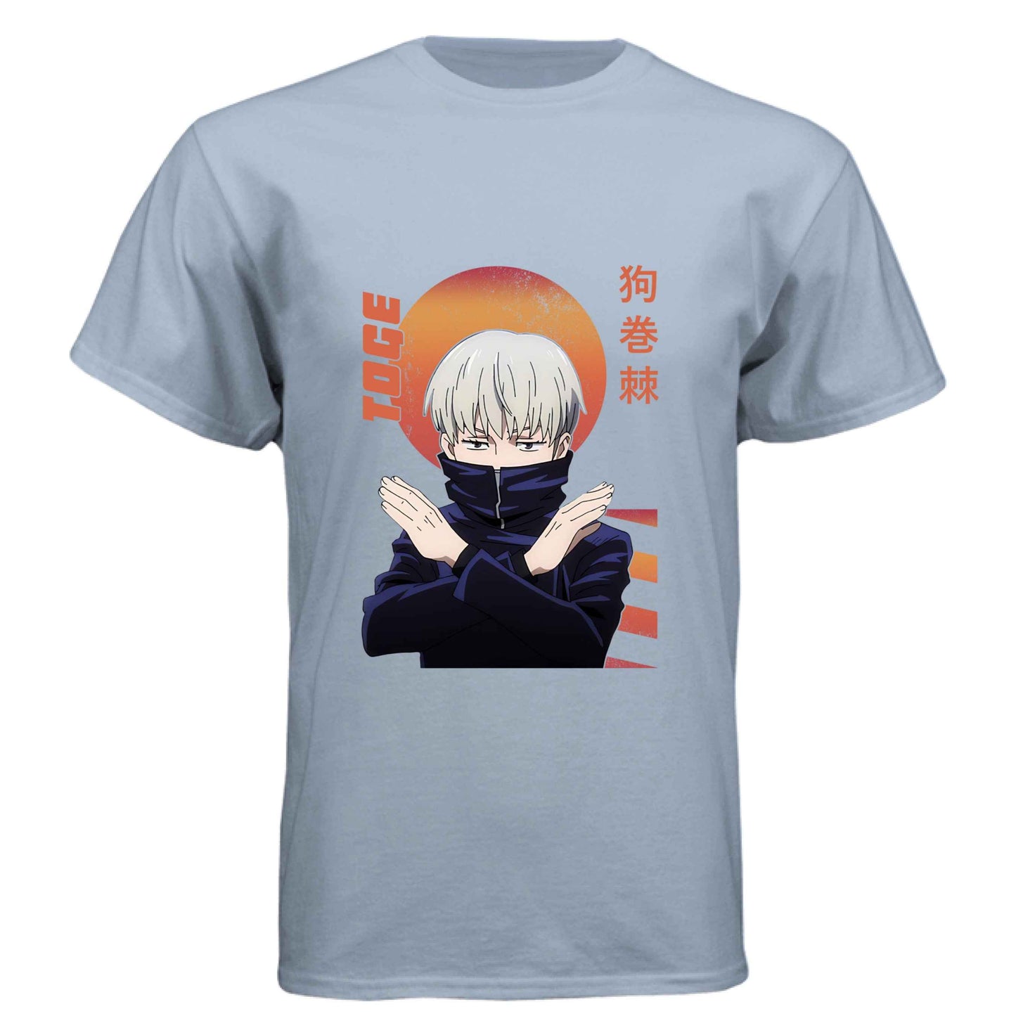 Jujutsu Kaisen Toge Inumaki T-Shirt - Cursed Speech Hand Sign Design | Premium Unisex Triblend Tee