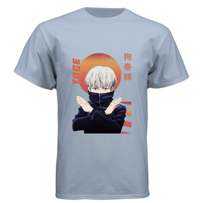 Jujutsu Kaisen Toge Inumaki T-Shirt - Cursed Speech Hand Sign Design | Premium Unisex Triblend Tee