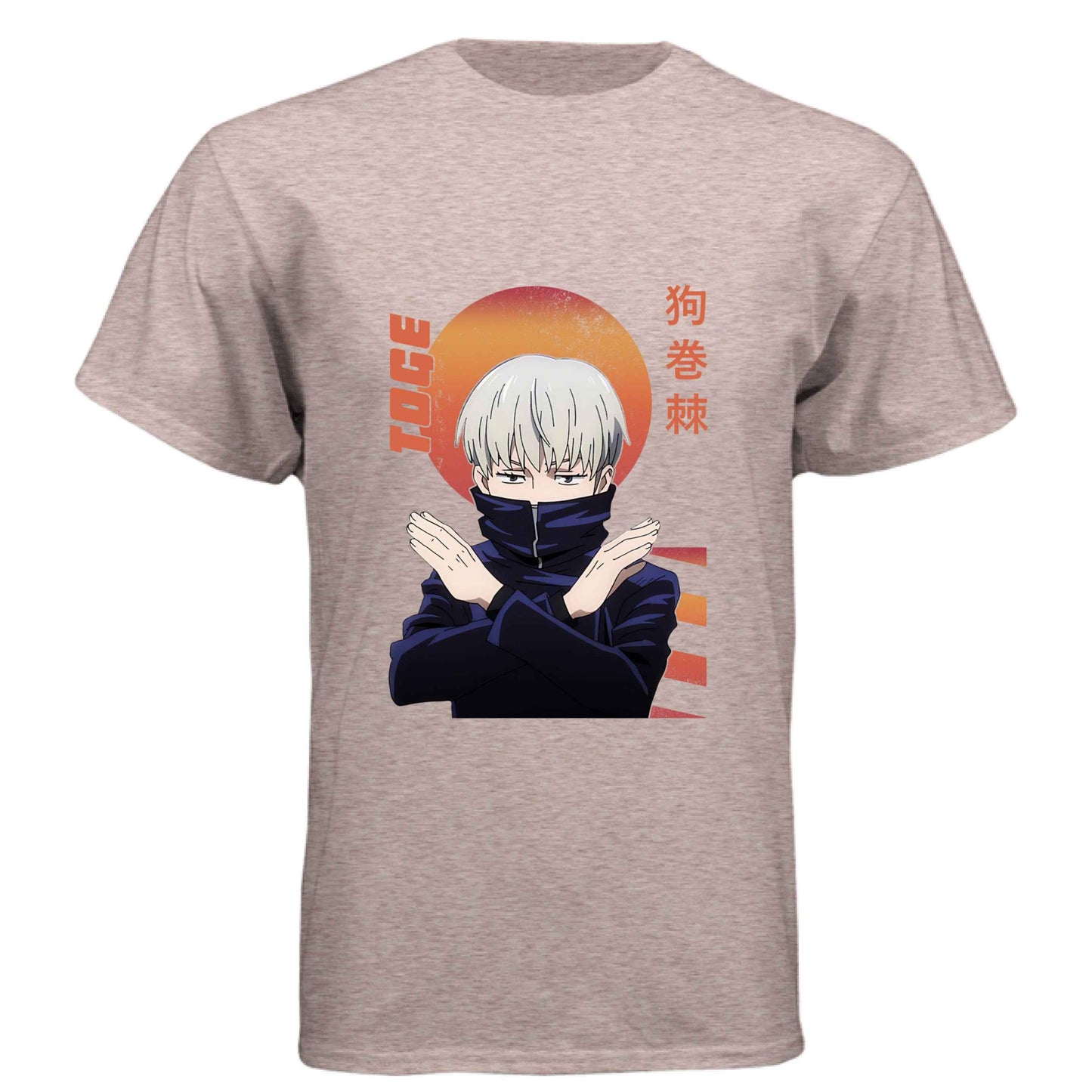 Jujutsu Kaisen Toge Inumaki T-Shirt - Cursed Speech Hand Sign Design | Premium Unisex Triblend Tee